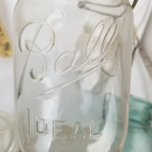 Collection of Vintage Ball Jars Wire, Blue canning - Picture 4 of 7